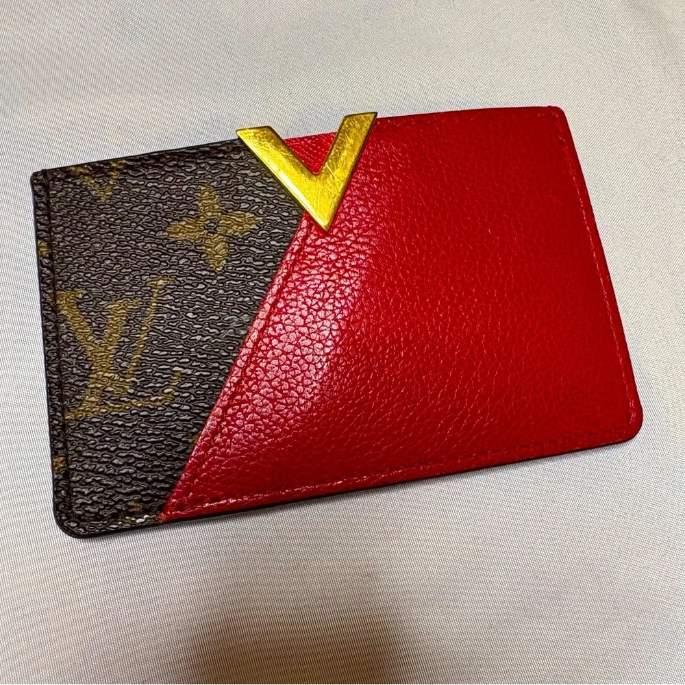 Louis Vuitton Kimono Card Case Holder in Cerise Cherry RARE - Picture 3 of 11